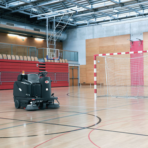 Viper Rider Floor Sweeper Cleaning a Gymnasium Thumbnail