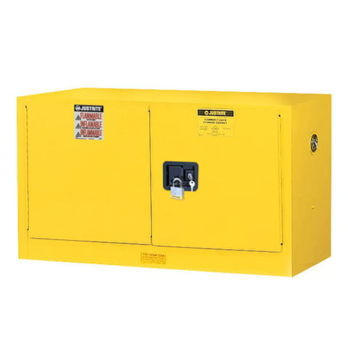 Justrite® Sure-Grip® Wall Mount 1 Shelf Fire Safety Cabinet (#8917008) - 17 Gallon Thumbnail