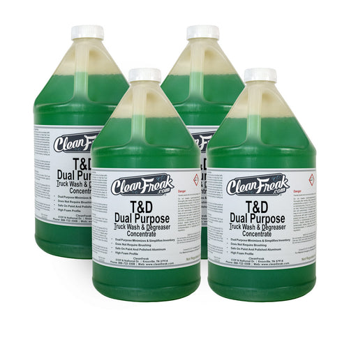 Case of 4 gallons of CleanFreak® ‘T&D’ Truck Wash Concentrated Butyl Degreaser Thumbnail